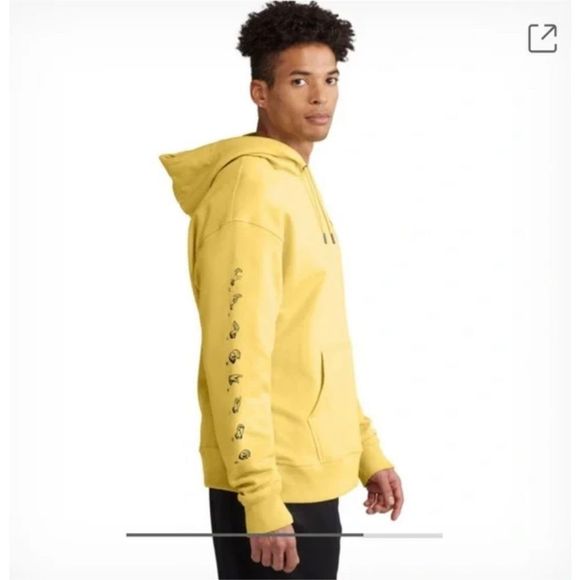 Champion Other - CHAMPION Yellow Sign Language Pullover Hoodie - Size Medium Men